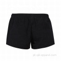 Shorts de natação verão preto quente feminino surf